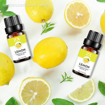 100% minyak esensial lemon alami murni untuk kulit